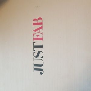 Womens Just Fab knee length black boots